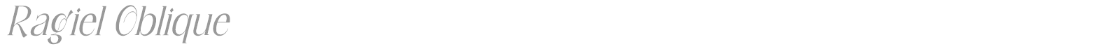 Ragiel font preview
